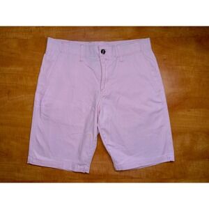 Nat Nast Mens Pink Chino Shorts Size 30 Cotton Stretch Casual Resort Wear